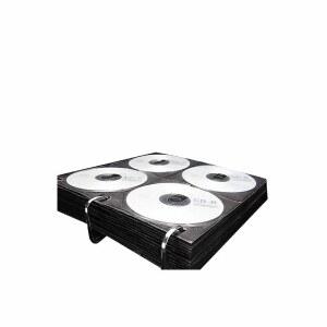 볼트즈 CD 삽입 페이지 3개의 구멍 뚫림 10 X 10.875 인치 8개의 /페이지 50페이지 /팩 블랙 (VZ01415)