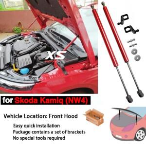 Skoda Kamiq NW4 용 후드 보닛 스트럿츠 2019 2020 리프트 지원 충격 댐퍼 피스톤 가스 스프링 프로펠러로