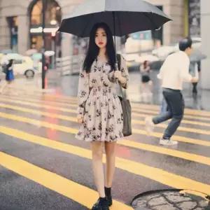 친절한탄씨 TBZ 캐주얼 원피스 플라워 셔링 프린세스 꽃무늬 플라워원피스 꽃원피스 봄원피스 공주옷