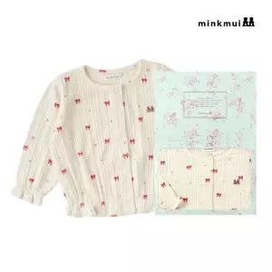 밍크뮤 mink mui CR 아미엘뮤리본가디건 3617003102 36170-031-02 출산백일돌선물 36170-031-02-BON 106706