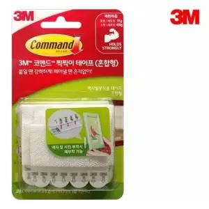 3M 코맨드 찍찍이 테이프 (혼합형) 강력접착 양면테잎
