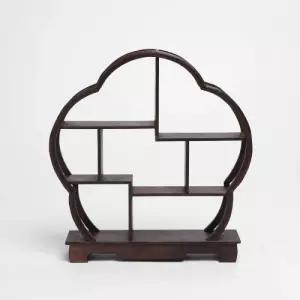 인테리어선반 매화 찻잔 장식장 30x30cm 탁상장식장