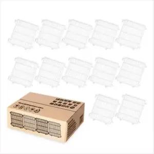 [반려] 모모 발끼임 방지 울타리12P 화이트 X3개 이동장 울타리 철장 강아지울타리
