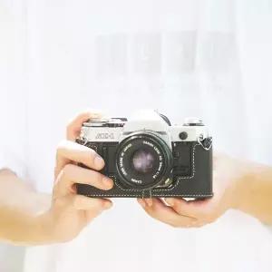 Canon AE-1 AE1 케이스 가죽 카메라 하프 필름 소 가방 안티 드롭 보호