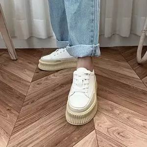 여성 데일리 운동화 플랫폼 통굽 키높이 스니커즈화-WFNDWO6