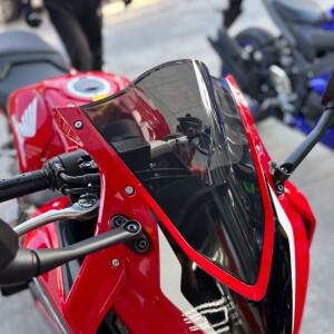 혼다 호환용 CBR650R CBR 650R   오토바이 앞 유리 윈드 스크린 스모크 블랙 그레이 이리듐