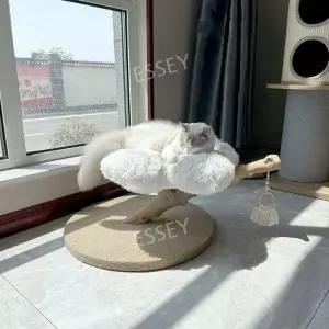 구름 캣타워 쿠션 원목 방석 고양이 놀이터 캣폴