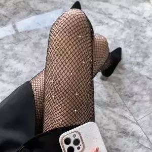 망사스타킹 망사 큐빅