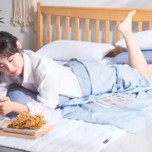 인견필 홑이불 블루 D Q _냉장고이불 시원한 여름침구