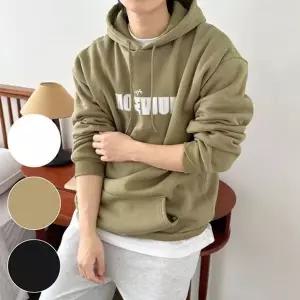 남성 기모 후드티 간절기 오버핏 모자 긴팔 티셔 GWM 단체후드티