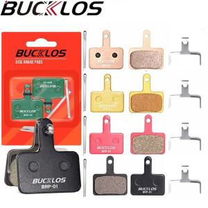 BUCKLOS 자전거 패드 SHIMANO B01S 마모 방지 디스크 브레이크 MT200 M315 용 수지 금속 유압