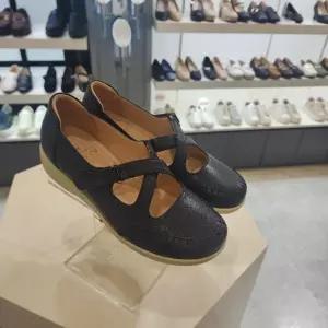 엘칸토 HC10 여성경량컴포트화3,5cm 여성염소가죽크로스컴포트발편한슈즈 LCW