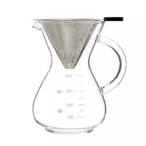 커피 필터 드립서버 세트 400ml 유리커피포트