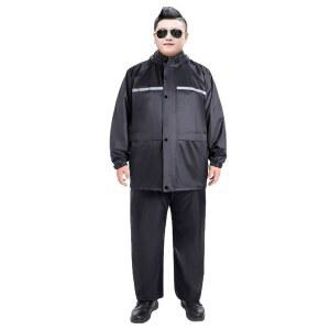 작업용 대형 우의 오토바이 라이딩 우비 빅사이즈 배달용 블랙 7XL