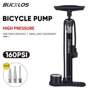 BU LOS 자전거 펌프 압력 공기 밸브 게이지 핸드 160PSI 슈레이더 고압 자전거용 플로어 어댑터 프레스타