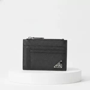[프라다(PRADA)(YOOX)]PRADA 26SS 사피아노 삼각로고 카드홀더 2MC067 QHH F0002 1026278