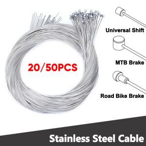 20PCS/50PCS 자전거 케이블 브레이크 시프트 내부 와이어 스테인레스 스틸 산악 도로 라인 2100mm 1550mm