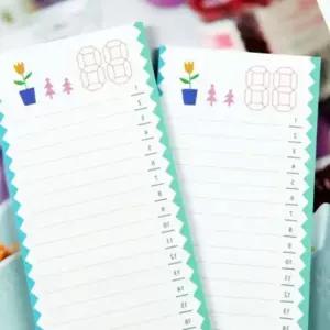 계획 플랜너 메모용지 월간 일정관리 플랜 세로형 플랜 계획