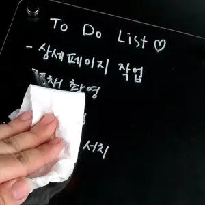 대형 메모 보드판 투명 자석 아크릴
