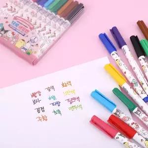 BS 산리오캐릭터즈 12색 네임펜