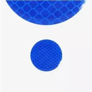 자동차 리플렉터 반사스티커 미니 원형 블루 10P