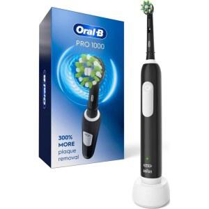ORAL-B PRO 1000 충전식 전동 칫솔 블랙
