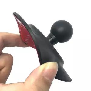 자동차 대시보드 흡입 컵 라운드 플레이트 고무 볼 헤드 마운트 GPS 카메라 용 접착 테이프 포함 스마트폰