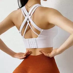 스포츠브라 후크형 스포츠 브라탑 등살커버 운동브라 스트랩브라 노와이어브라
