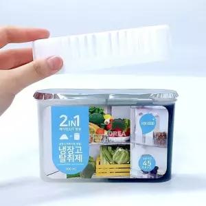 2in1 냉장고 탈취제 숯베이킹 300ml 5P 습기 냄새제거 냉장고용탈취제 냉장고탈취제 액체형탈취제