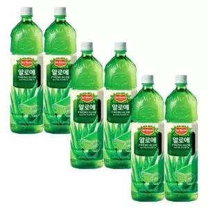델몬트 알로에 1.5L 이우 6입 매실 과채 오렌지 주스