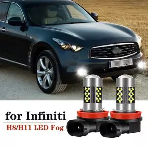 LED 안개등 전구 Canbus Infiniti FX35 FX37 FX50 M35 M37 M56 QX50 QX56 QX60 QX70 Q40 Q60 EX35 G25 G37