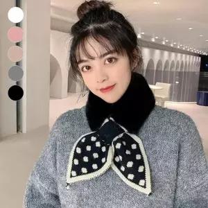 [MEJ6038N66]깜찍 리본머플러 데일리 퍼목도리