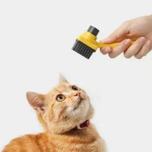 [RIZPICK]고양이 펫브러쉬 강아지 털케어 그루밍 빗질 동물빗 반려견 브러시