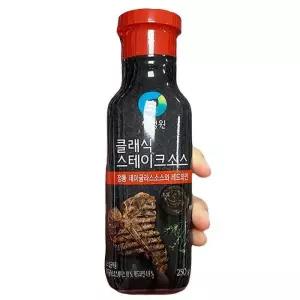 [청정원] 뉴욕 클래식 스테이크소스 250g uu40916