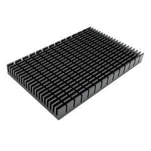 고출력 대형 알루미늄 방열판 150MMX93MMX15MM / 5.9X3.66X0.59인치 모듈 냉각 핀(PCB 보드 LED 마더보드 GPU 백플레이트 라디에이터 라우터 RTX 3090 3080 블랙)