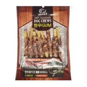 [반려] 네츄럴EX 칠면조 트위스트 60g 강아지 껌 수제 간식 애견간식 반려견간식