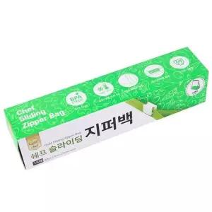 디디샵 중형 슬라이딩 쉐프 지퍼백 27x25 15매