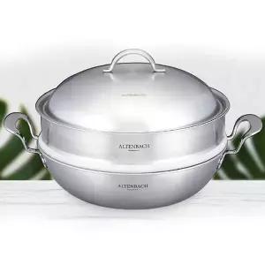 알텐바흐 IH 통5중 하이돔 멀티웍 32cm 1P 대형 찜기 돔형찜냄비