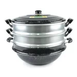 대용량 3단 찜기 40cm