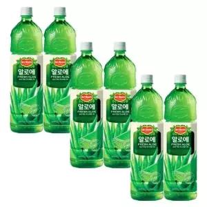 델몬트 알로에 1.5L 이우 6입 매실 과채 오렌지 주스