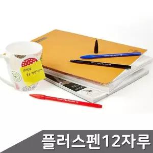 B1 모나미 플러스펜 12자루 1다스 WCCFE57
