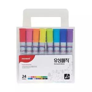 모나미 유성매직 24색 둥근닙 1개 WFD8DA0