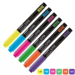 모나미 에딩 형광펜 4.0mm 주황 12개입  WF41A1D