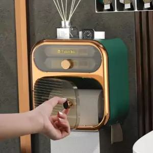 D81 방수 휴지 디스펜서 수납함 화장실 화장지 케이스