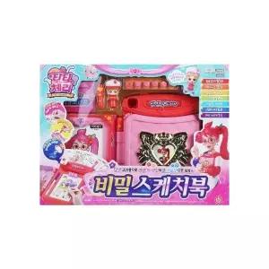 티티체리 비밀스케치북 그림 색칠 그리기놀이 다꾸 꾸미기 비밀 캐릭터 미술 스케치북 도안