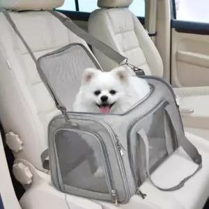 애견 캐리어 이동가방 강아지 고양이 매쉬 산책