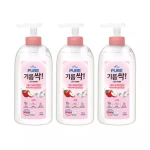 피죤 퓨어 기름싹 주방세제 700ml 3개 사과향