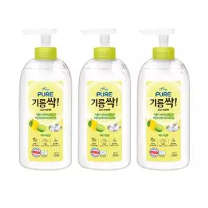 피죤 퓨어 기름싹 주방세제 700ml 3개 레몬라임