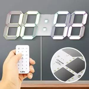 특이한벽시계 프리즘 붙이는시계 다용도시계 날짜 4단