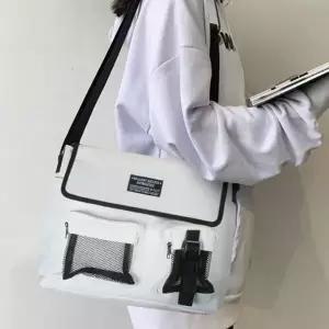 학생 편한 예쁜 투포켓 메신저백 미우 크로 클러치백